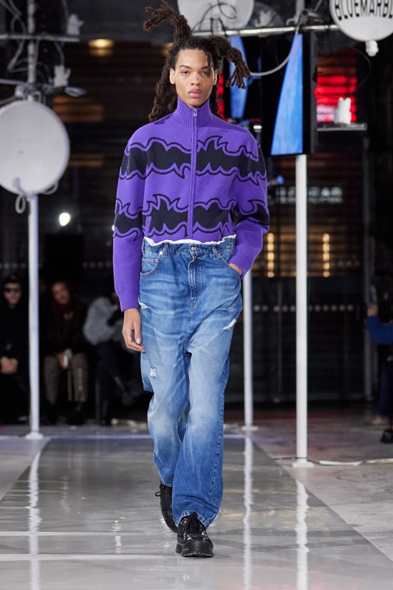 Bluemarble Fall Winter 2024 Paris Fashion Week menswear Anthony Alvarez runway show Anthony Alvarez Envisons a Rave in Space for BLUEMARBLE FW24 futuristic filipino philippines perfumed nightmare