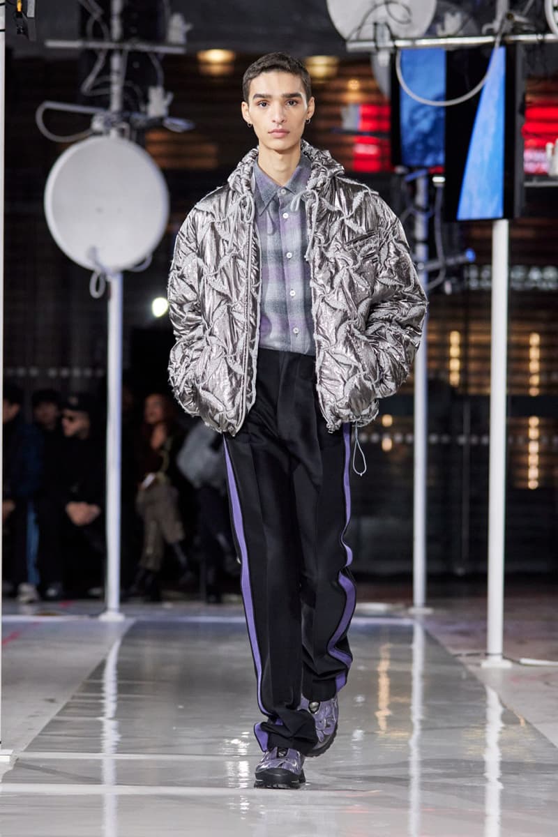 Bluemarble Fall Winter 2024 Paris Fashion Week menswear Anthony Alvarez runway show Anthony Alvarez Envisons a Rave in Space for BLUEMARBLE FW24 futuristic filipino philippines perfumed nightmare