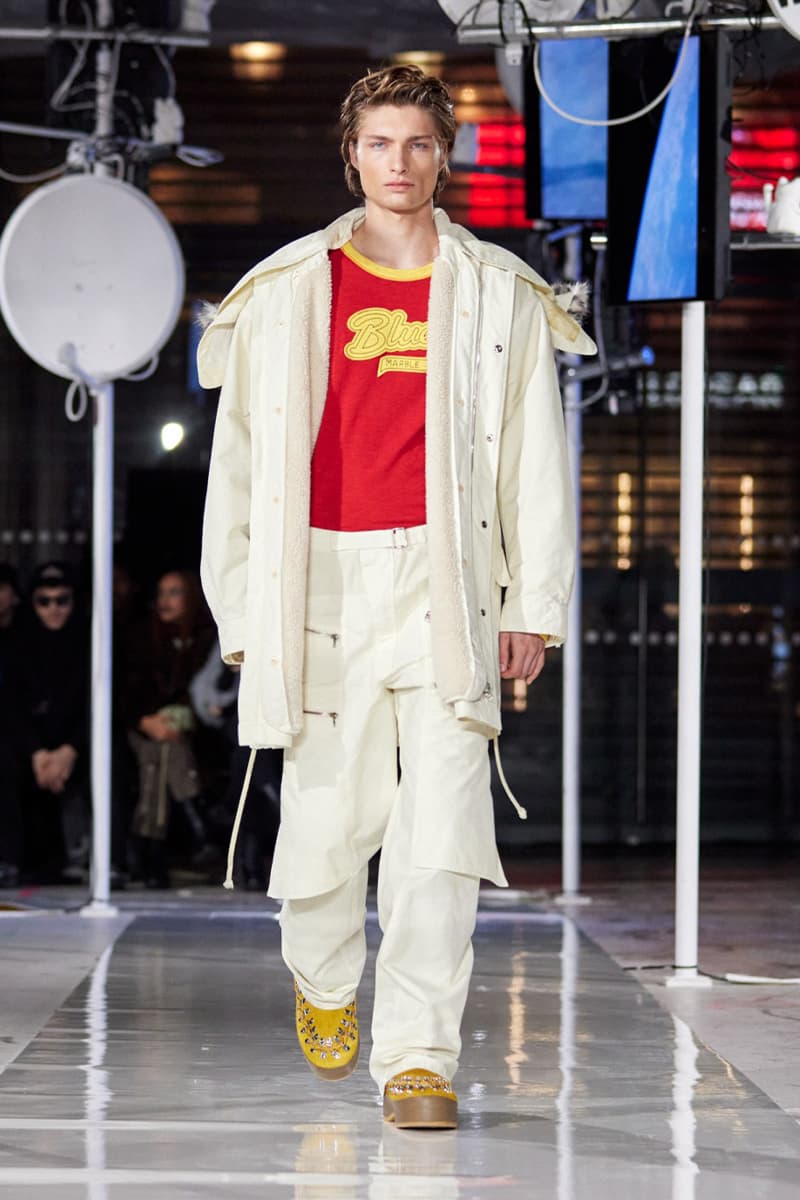 Bluemarble Fall Winter 2024 Paris Fashion Week menswear Anthony Alvarez runway show Anthony Alvarez Envisons a Rave in Space for BLUEMARBLE FW24 futuristic filipino philippines perfumed nightmare