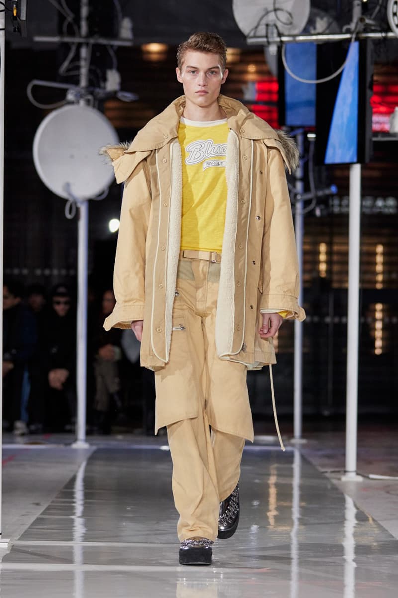 Bluemarble Fall Winter 2024 Paris Fashion Week menswear Anthony Alvarez runway show Anthony Alvarez Envisons a Rave in Space for BLUEMARBLE FW24 futuristic filipino philippines perfumed nightmare