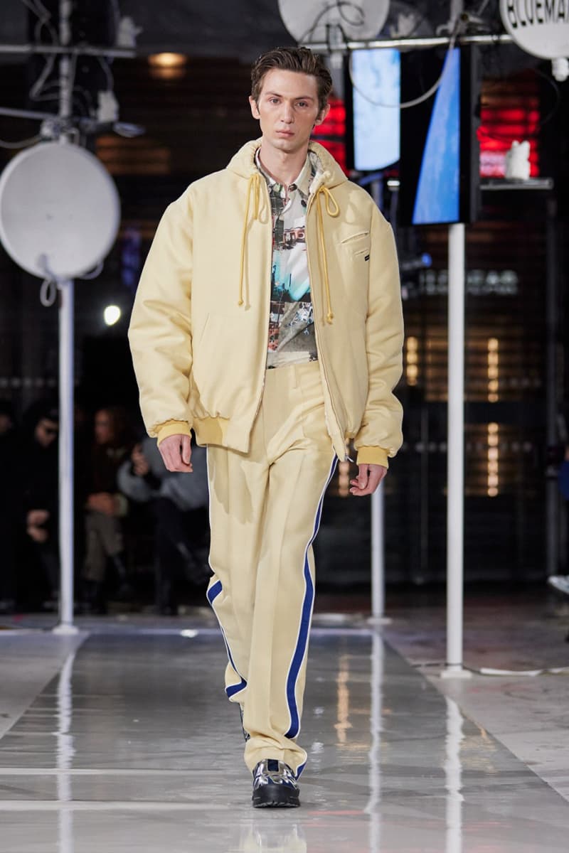 Bluemarble Fall Winter 2024 Paris Fashion Week menswear Anthony Alvarez runway show Anthony Alvarez Envisons a Rave in Space for BLUEMARBLE FW24 futuristic filipino philippines perfumed nightmare