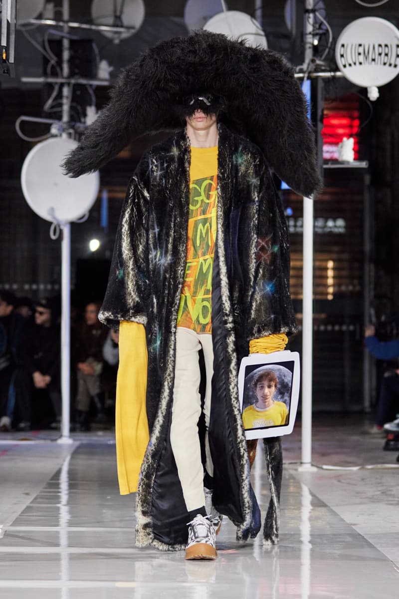 Bluemarble Fall Winter 2024 Paris Fashion Week menswear Anthony Alvarez runway show Anthony Alvarez Envisons a Rave in Space for BLUEMARBLE FW24 futuristic filipino philippines perfumed nightmare