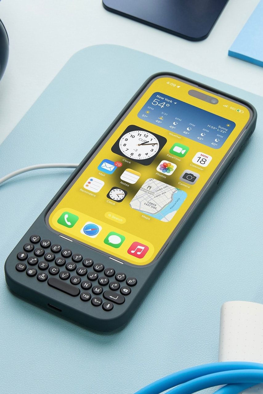 Clicks is a BlackBerry-style iPhone keyboard case designed for