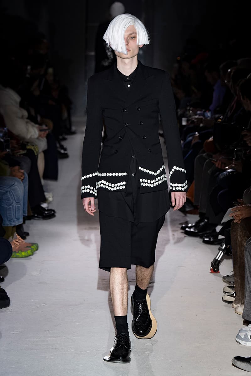 COMME des GARÇONS HOMME PLUS Fall Winter 2024 Paris Fashion Week menswear runway show Rei Kawakubo