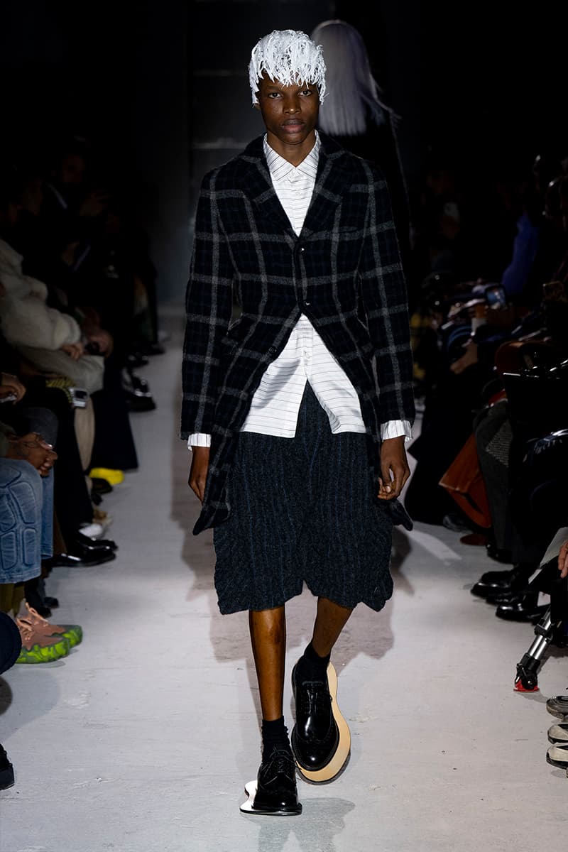 COMME des GARÇONS HOMME PLUS Fall Winter 2024 Paris Fashion Week menswear runway show Rei Kawakubo