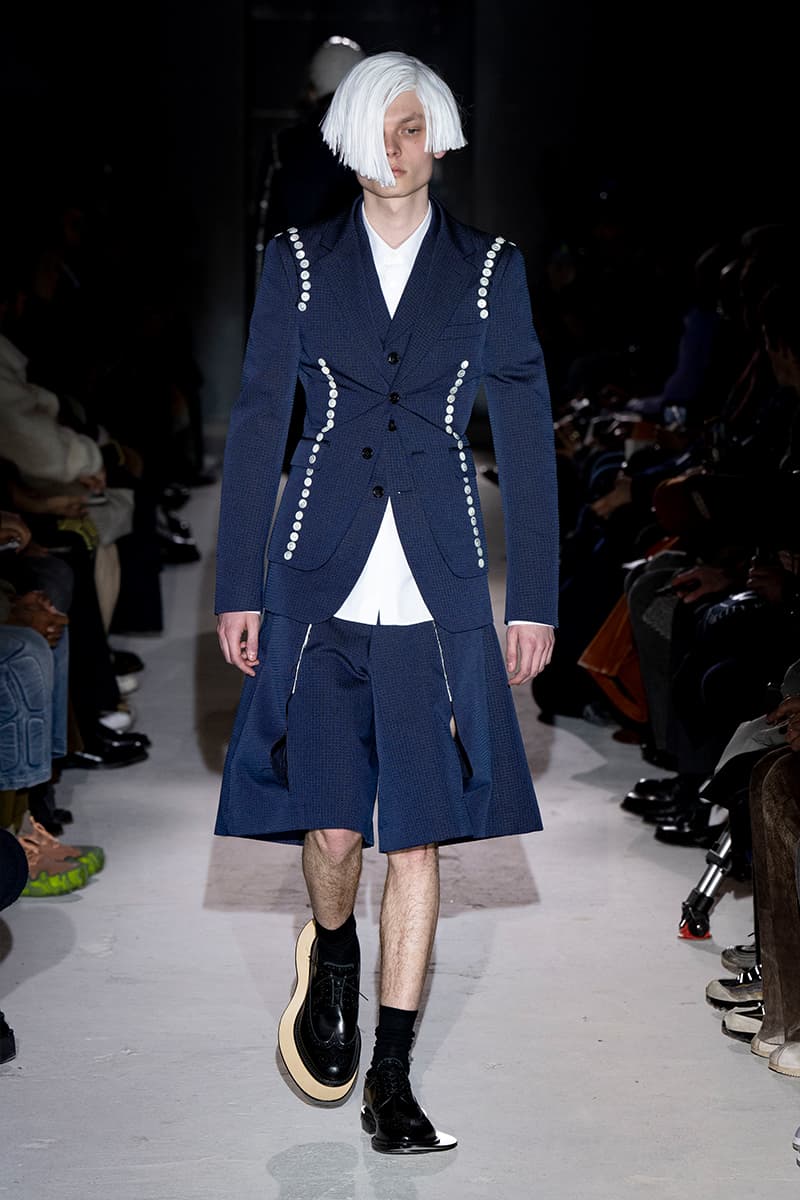 COMME des GARÇONS HOMME PLUS Fall Winter 2024 Paris Fashion Week menswear runway show Rei Kawakubo