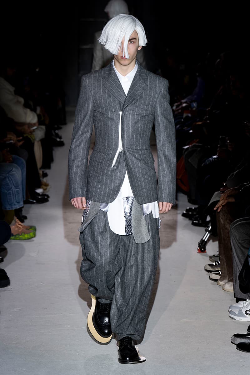 COMME des GARÇONS HOMME PLUS Fall Winter 2024 Paris Fashion Week menswear runway show Rei Kawakubo