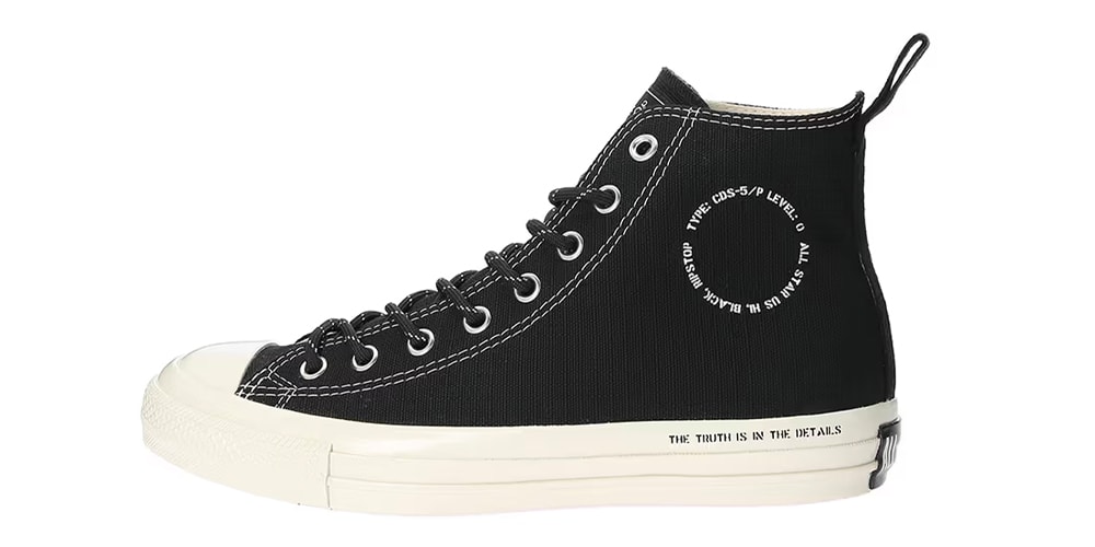 Converse and DENHAM Ready the Chuck Taylor All Star US Hi in a Crisp Black