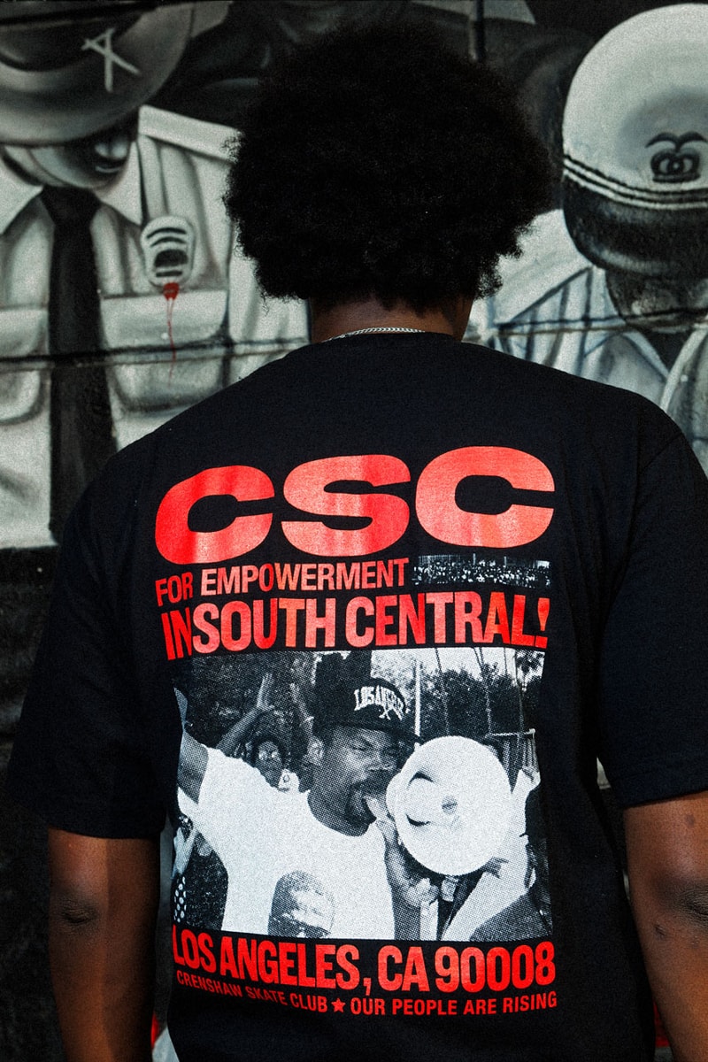 Crenshaw Skate Club Winter 2024 Collection varsity jacket hoodie drop price release tobey mcintosh california los angeles skateboard label january usd graphic tee
