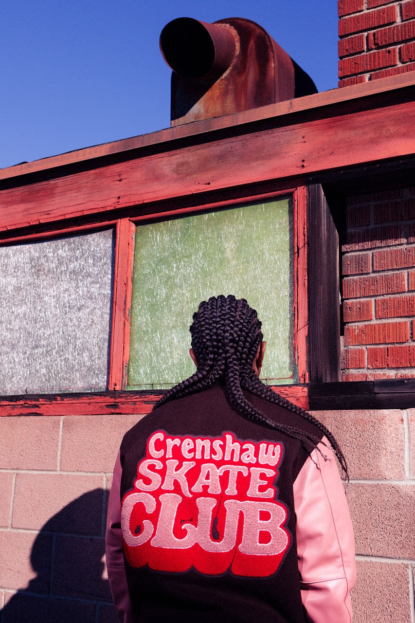 Crenshaw Skate Club Winter 2024 Collection varsity jacket hoodie drop price release tobey mcintosh california los angeles skateboard label january usd graphic tee