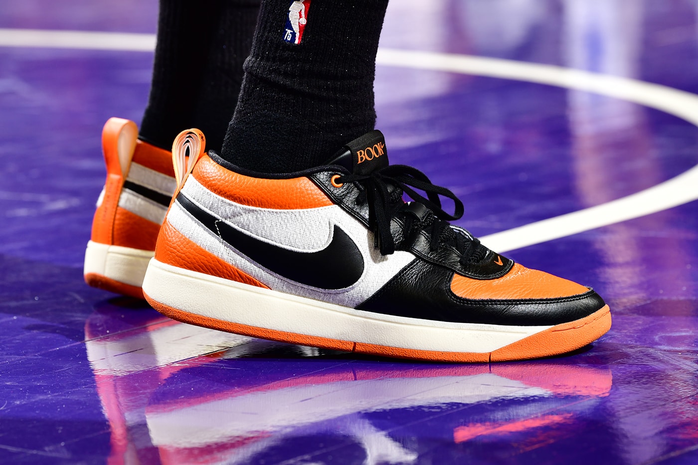 devin booker nike book 1 signature shoe shattered backboard pe player edition white sail orange official release date info photos price store list buying guide