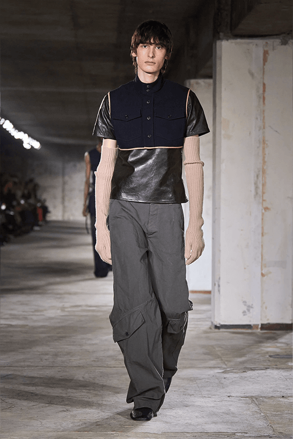 Dries Van Noten Fall Winter 2024 Paris Fashion Week menswear  runway show