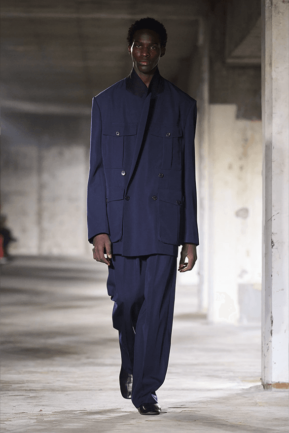 Dries Van Noten Fall Winter 2024 Paris Fashion Week menswear  runway show
