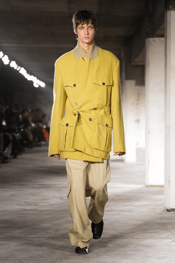 Dries Van Noten Fall Winter 2024 Paris Fashion Week menswear  runway show