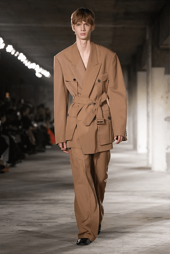 Dries Van Noten Fall Winter 2024 Paris Fashion Week menswear  runway show