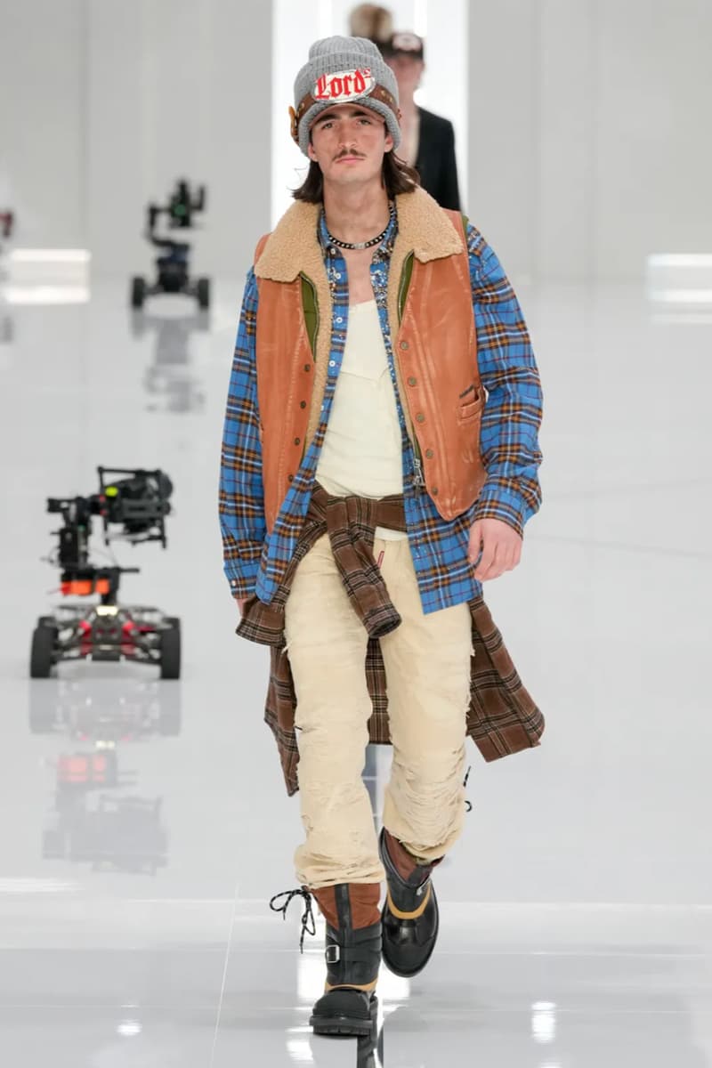 Dsquared2 Fall/Winter 2024 Collection Milan Fashion Week Men's Co-Ed Runway Images