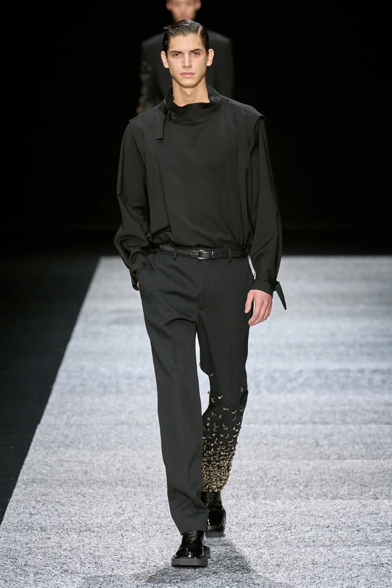 Emporio Armani Fall/Winter 2024 Collection Milan Fashion Week Men's Menswear Runway Images