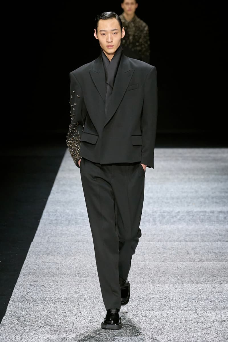 Emporio Armani Fall/Winter 2024 Collection Milan Fashion Week Men's Menswear Runway Images