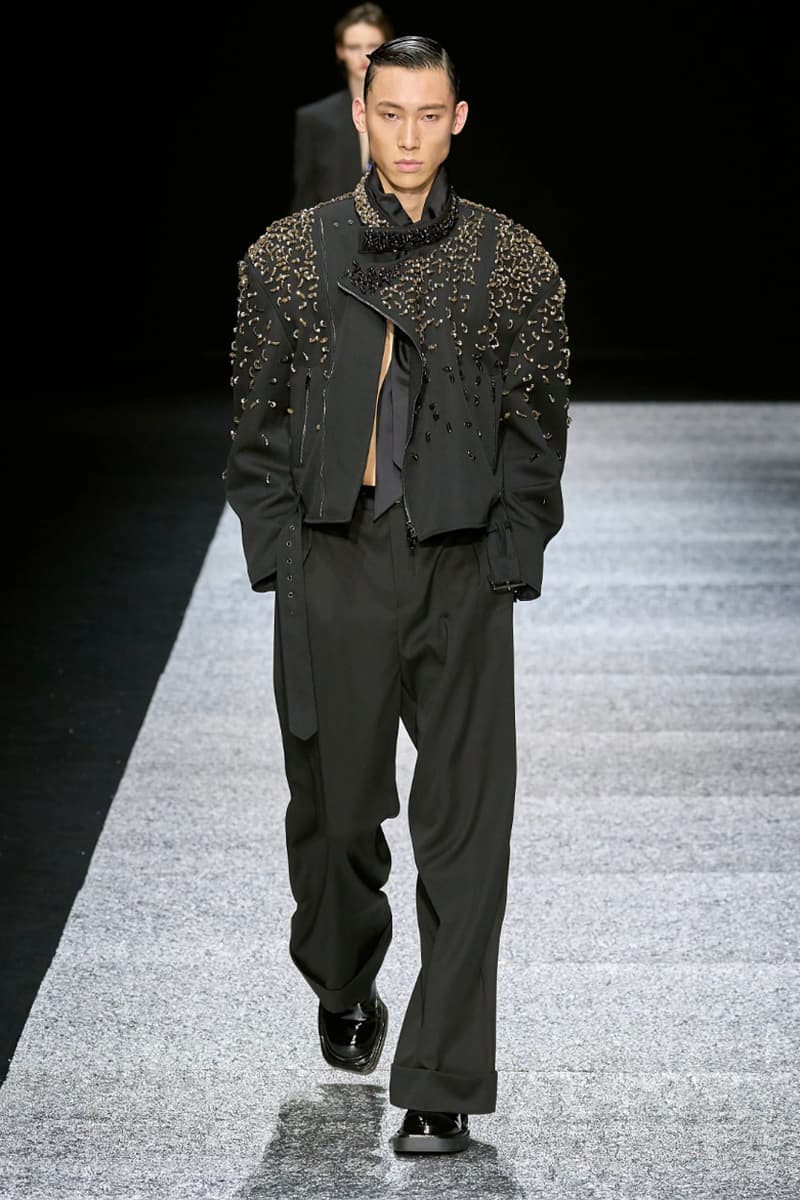 Emporio Armani Fall/Winter 2024 Collection Milan Fashion Week Men's Menswear Runway Images