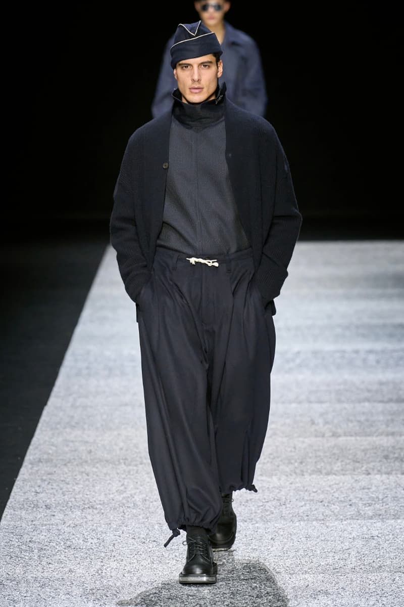 Emporio Armani Fall/Winter 2024 Collection Milan Fashion Week Men's Menswear Runway Images