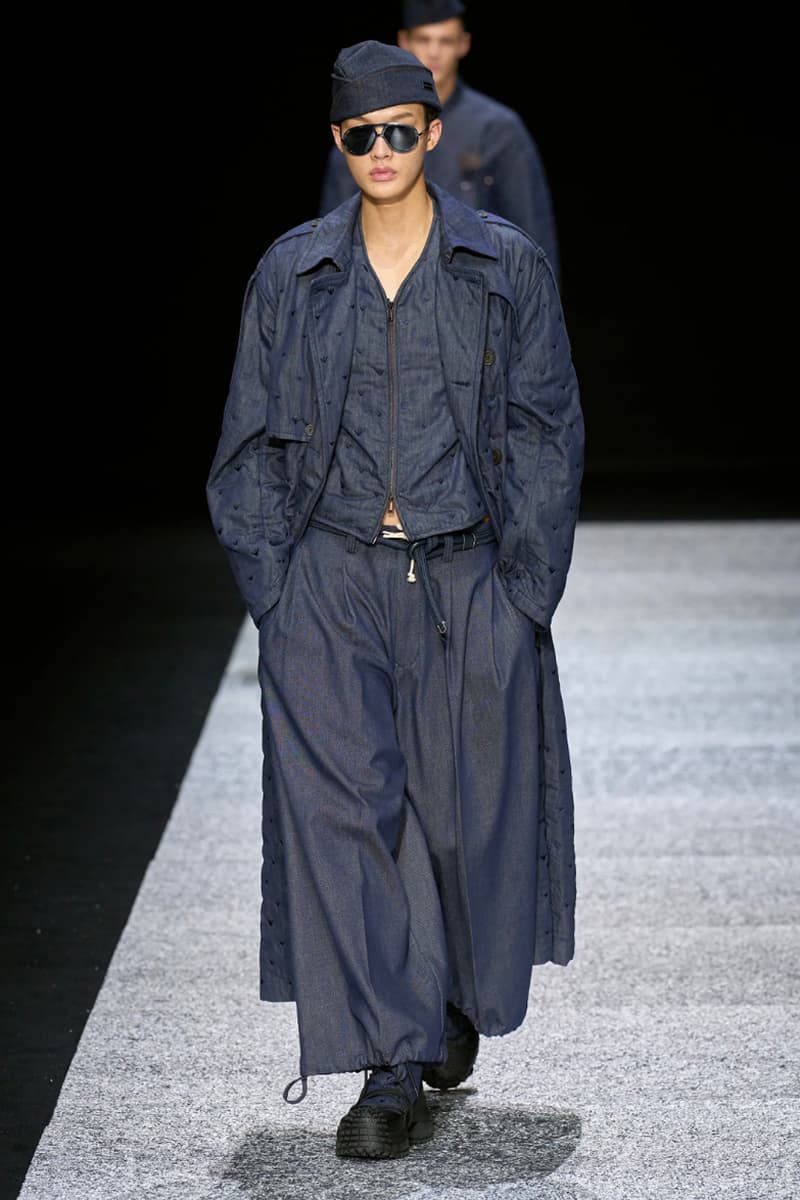 Emporio Armani Fall/Winter 2024 Collection Milan Fashion Week Men's Menswear Runway Images