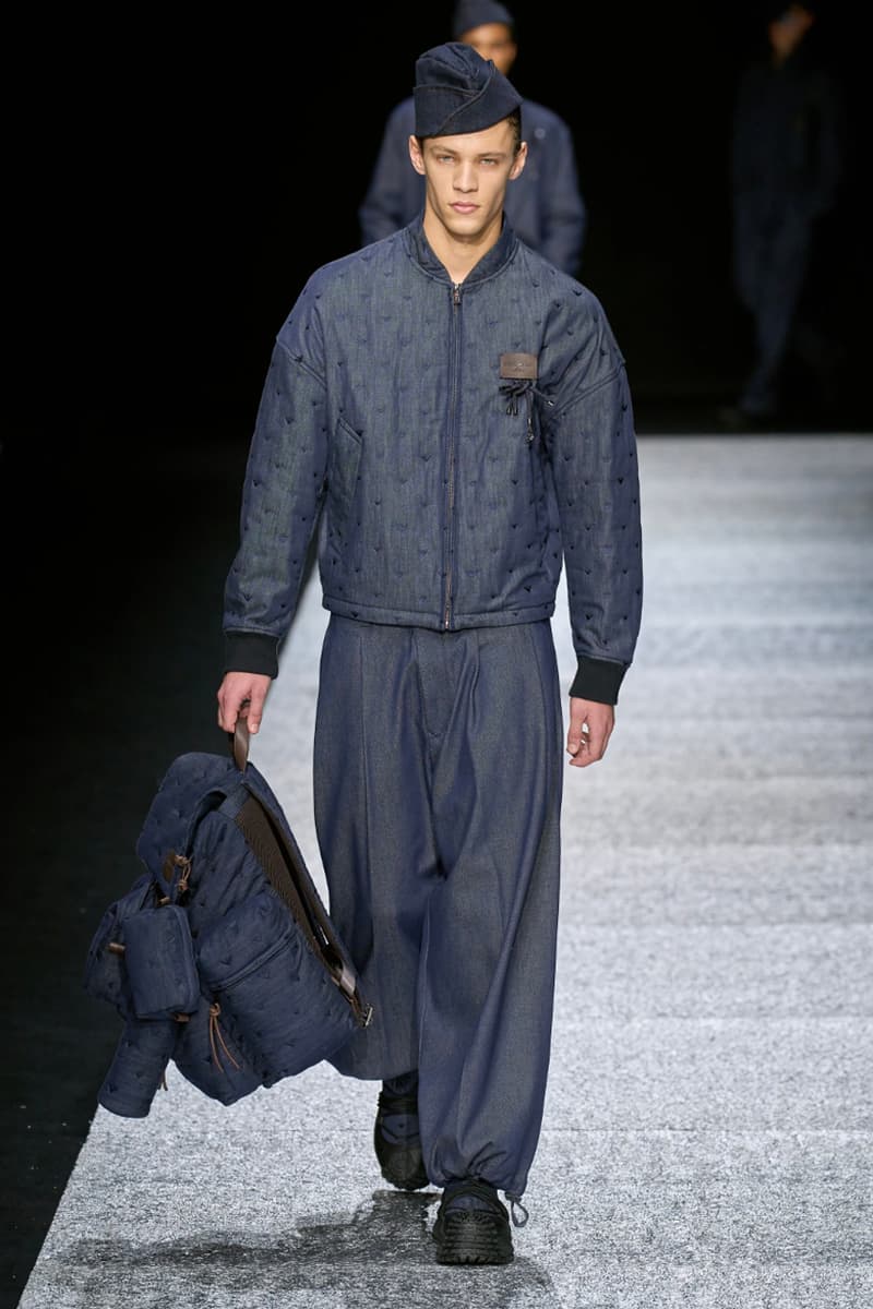 Emporio Armani Fall/Winter 2024 Collection Milan Fashion Week Men's Menswear Runway Images