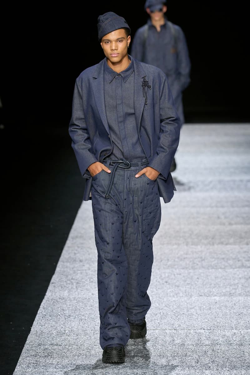 Emporio Armani Fall/Winter 2024 Collection Milan Fashion Week Men's Menswear Runway Images