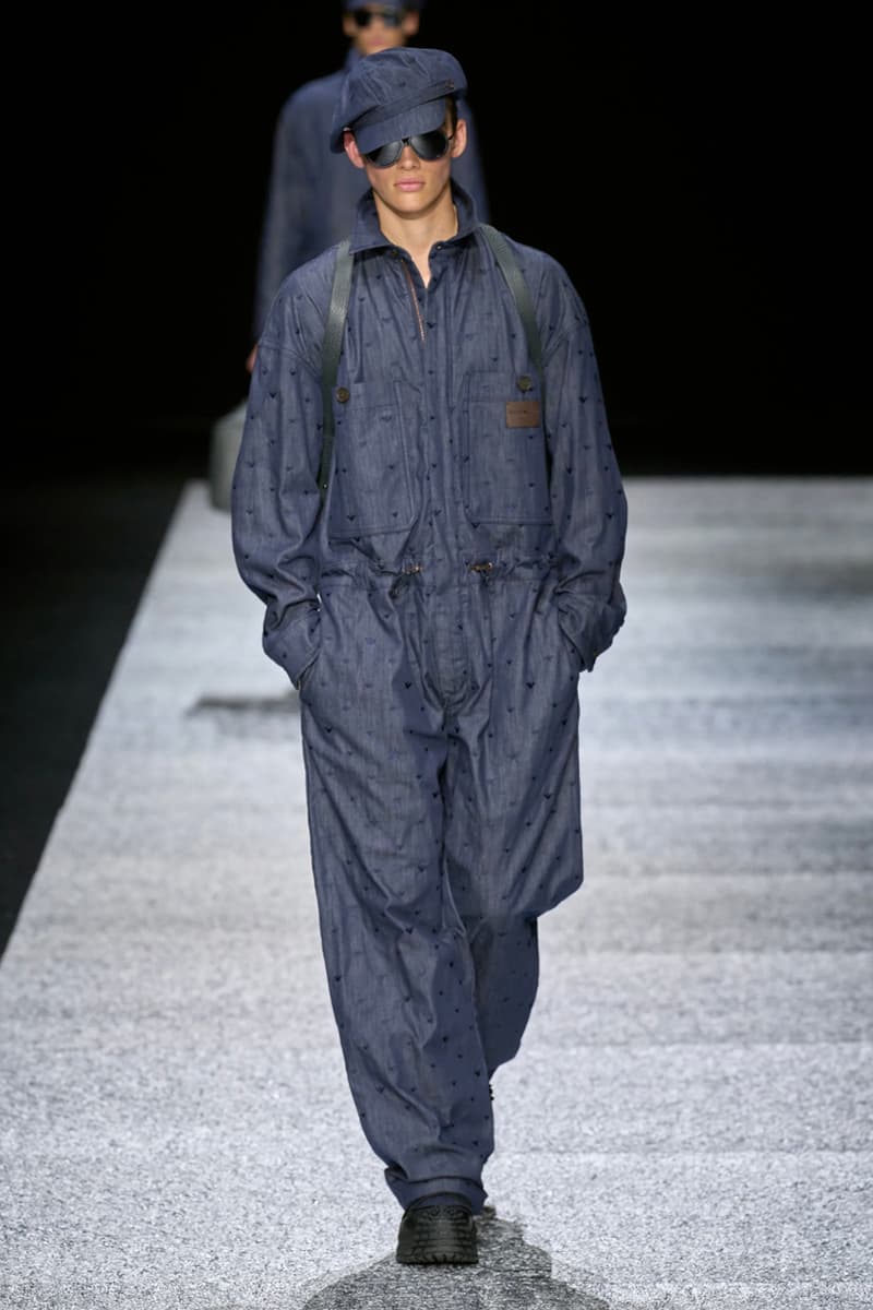 Emporio Armani Fall/Winter 2024 Collection Milan Fashion Week Men's Menswear Runway Images