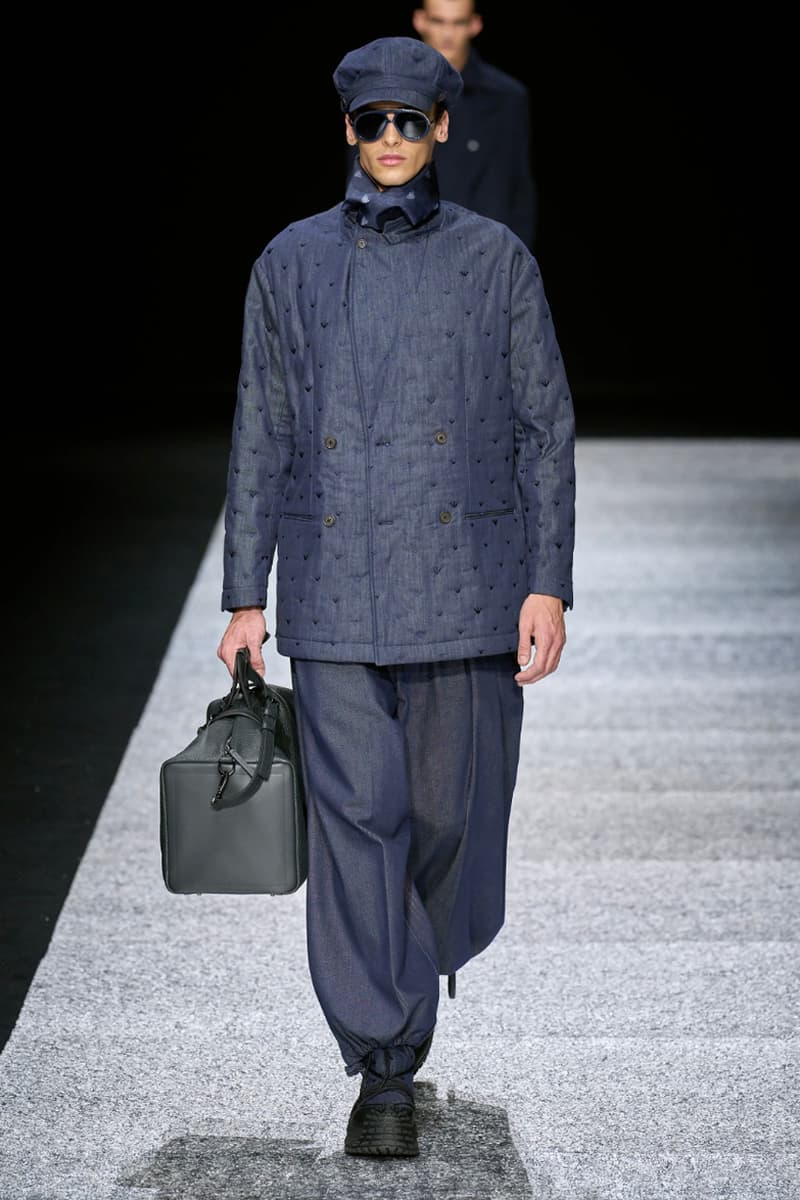 Emporio Armani Fall/Winter 2024 Collection Milan Fashion Week Men's Menswear Runway Images