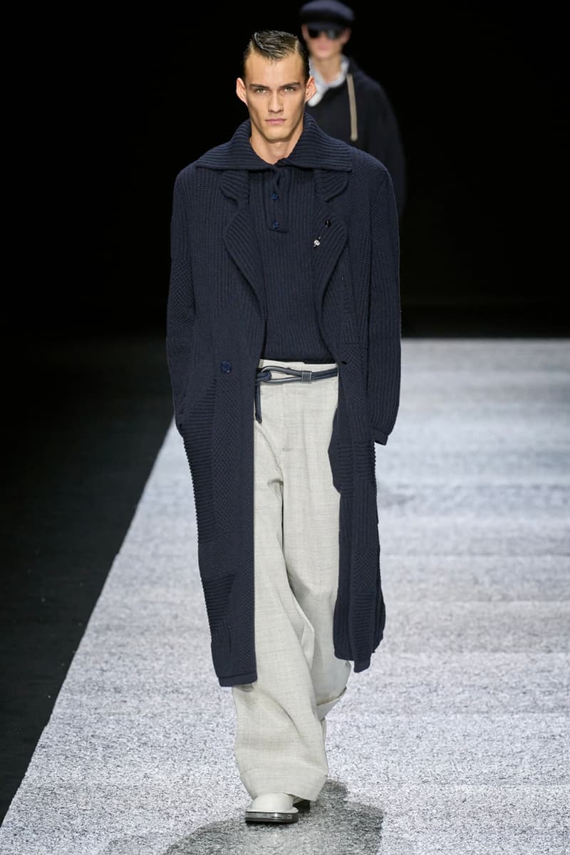 Emporio Armani Fall/Winter 2024 Collection Milan Fashion Week Men's Menswear Runway Images