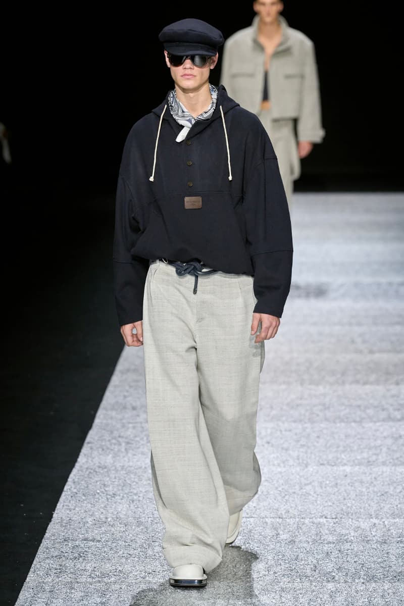 Emporio Armani Fall/Winter 2024 Collection Milan Fashion Week Men's Menswear Runway Images