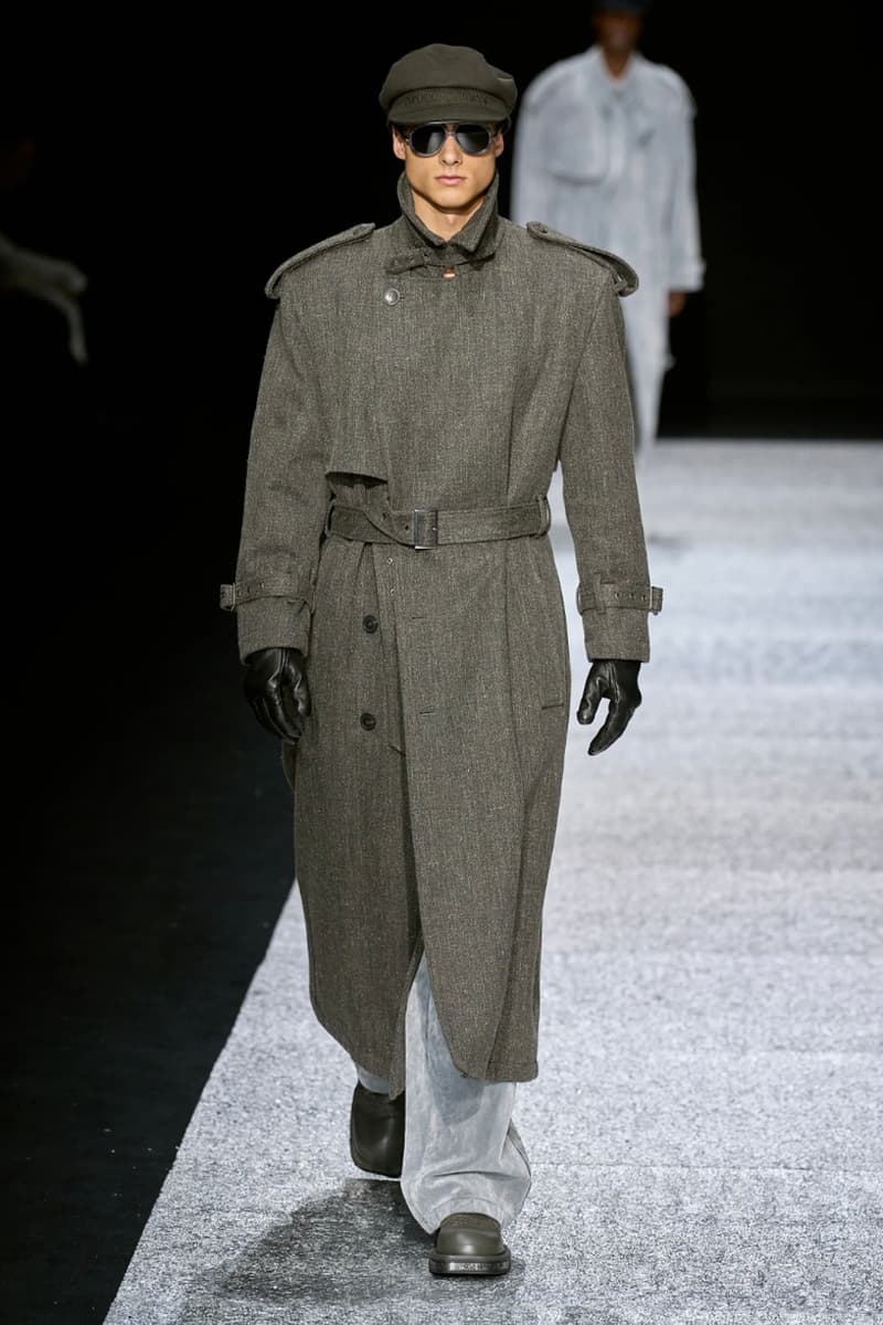 Emporio Armani Fall/Winter 2024 Collection Milan Fashion Week Men's Menswear Runway Images