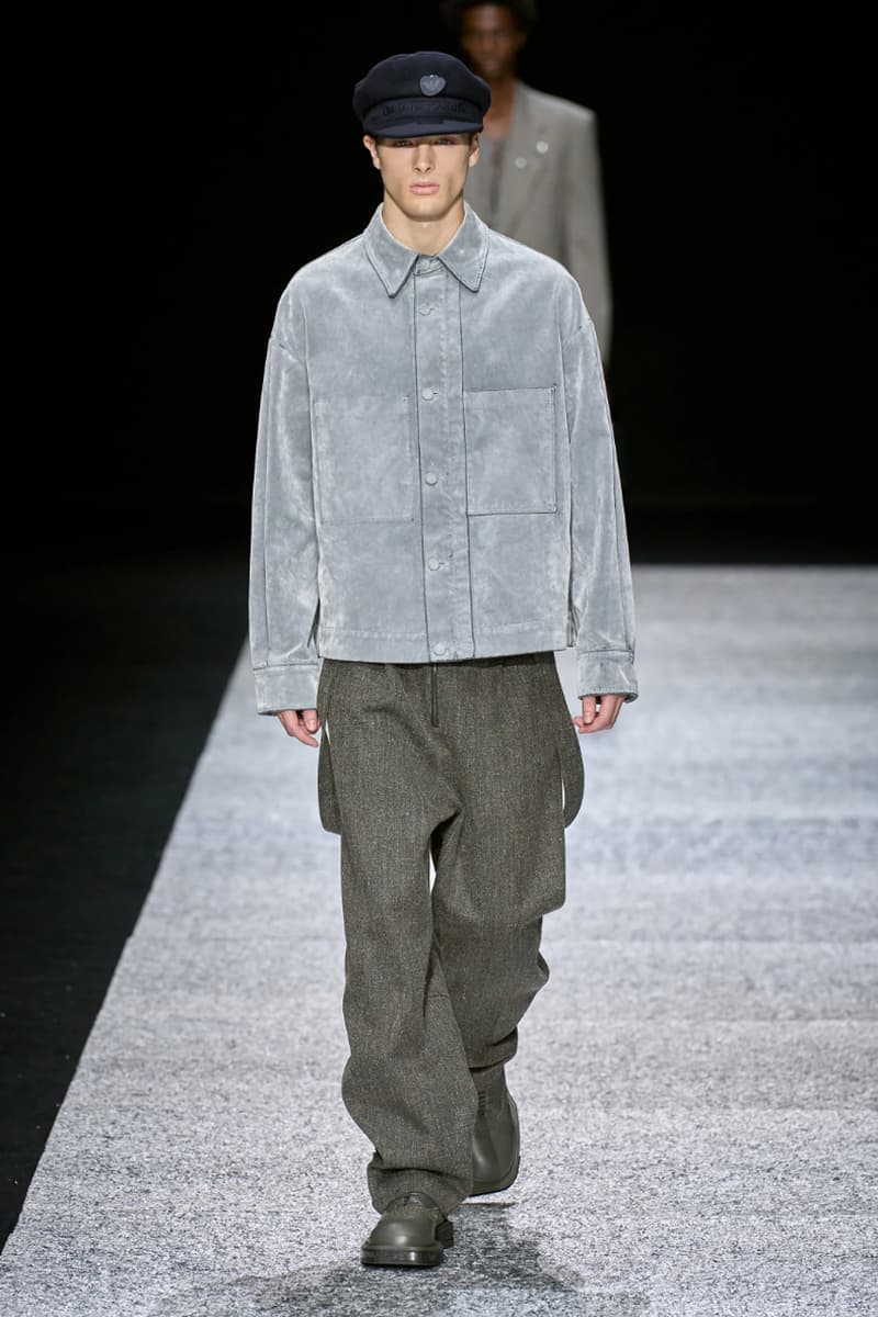 Emporio Armani Fall/Winter 2024 Collection Milan Fashion Week Men's Menswear Runway Images