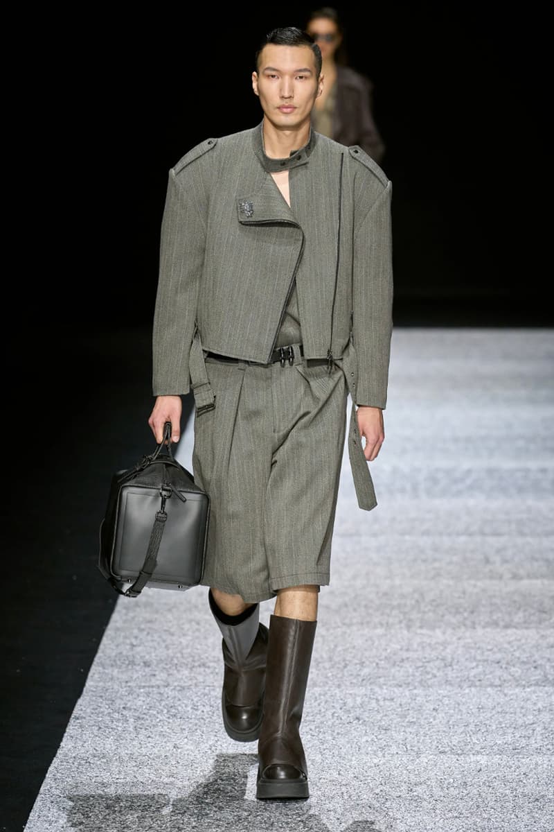 Emporio Armani Fall/Winter 2024 Collection Milan Fashion Week Men's Menswear Runway Images