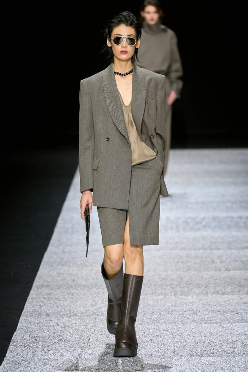 Emporio Armani Fall/Winter 2024 Collection Milan Fashion Week Men's Menswear Runway Images