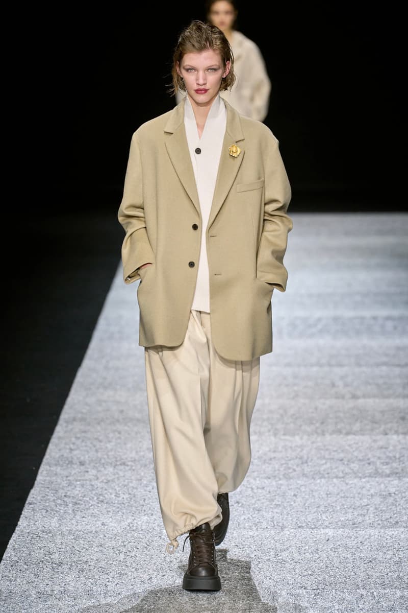 Emporio Armani Fall/Winter 2024 Collection Milan Fashion Week Men's Menswear Runway Images