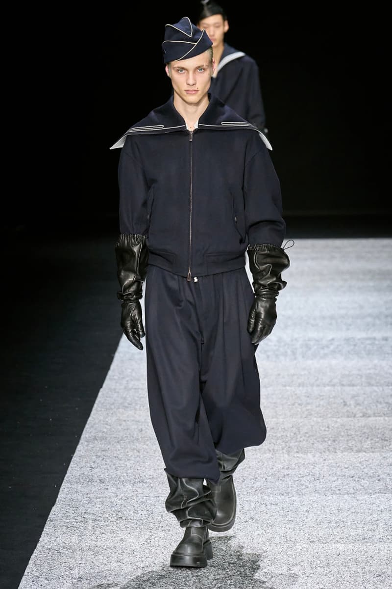 Emporio Armani Fall/Winter 2024 Collection Milan Fashion Week Men's Menswear Runway Images