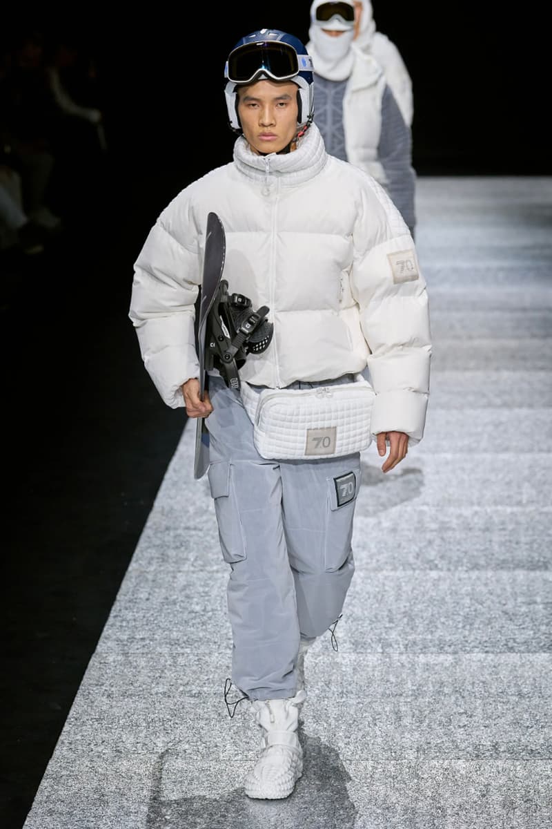 Emporio Armani Fall/Winter 2024 Collection Milan Fashion Week Men's Menswear Runway Images