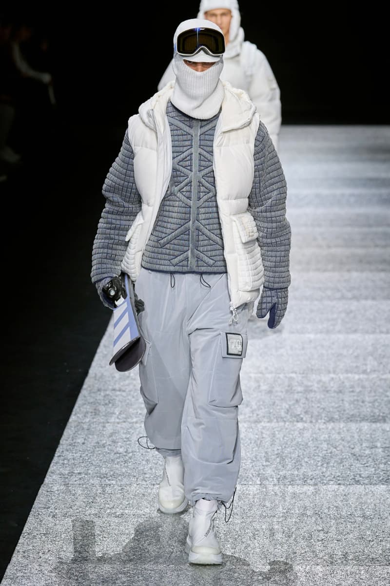 Emporio Armani Fall/Winter 2024 Collection Milan Fashion Week Men's Menswear Runway Images