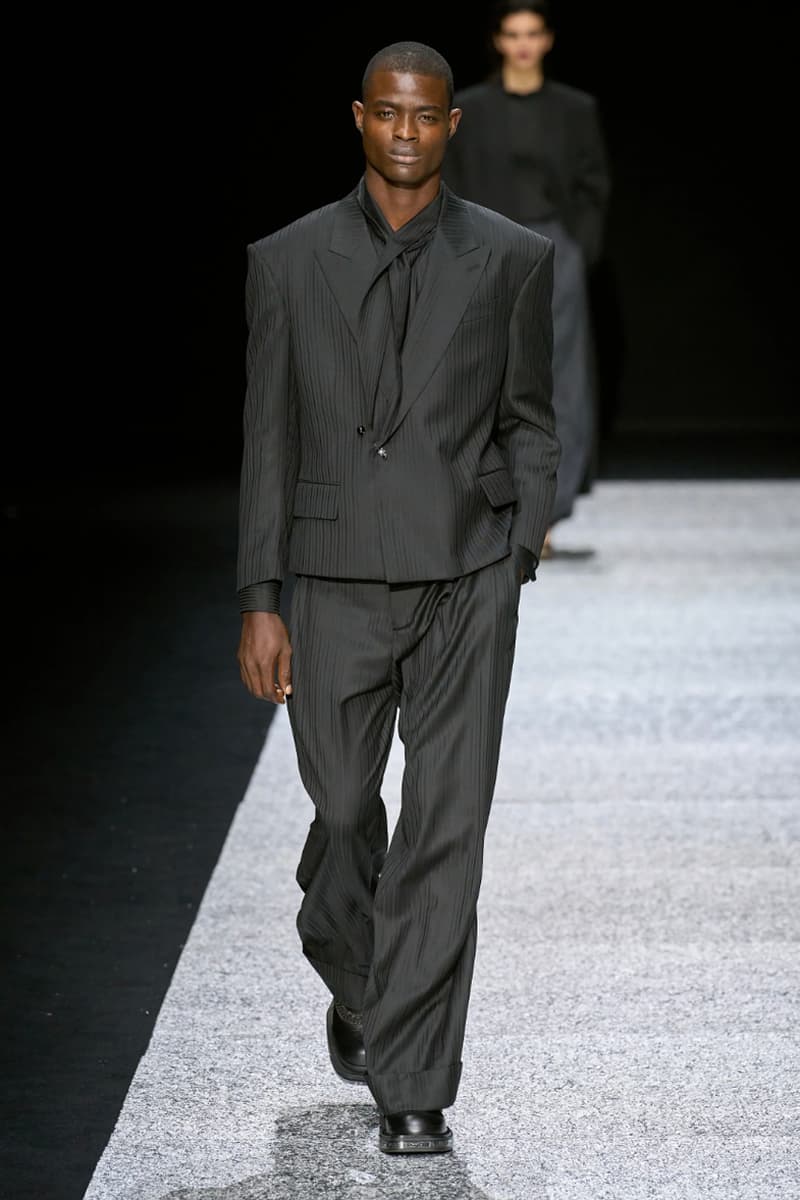 Emporio Armani Fall/Winter 2024 Collection Milan Fashion Week Men's Menswear Runway Images