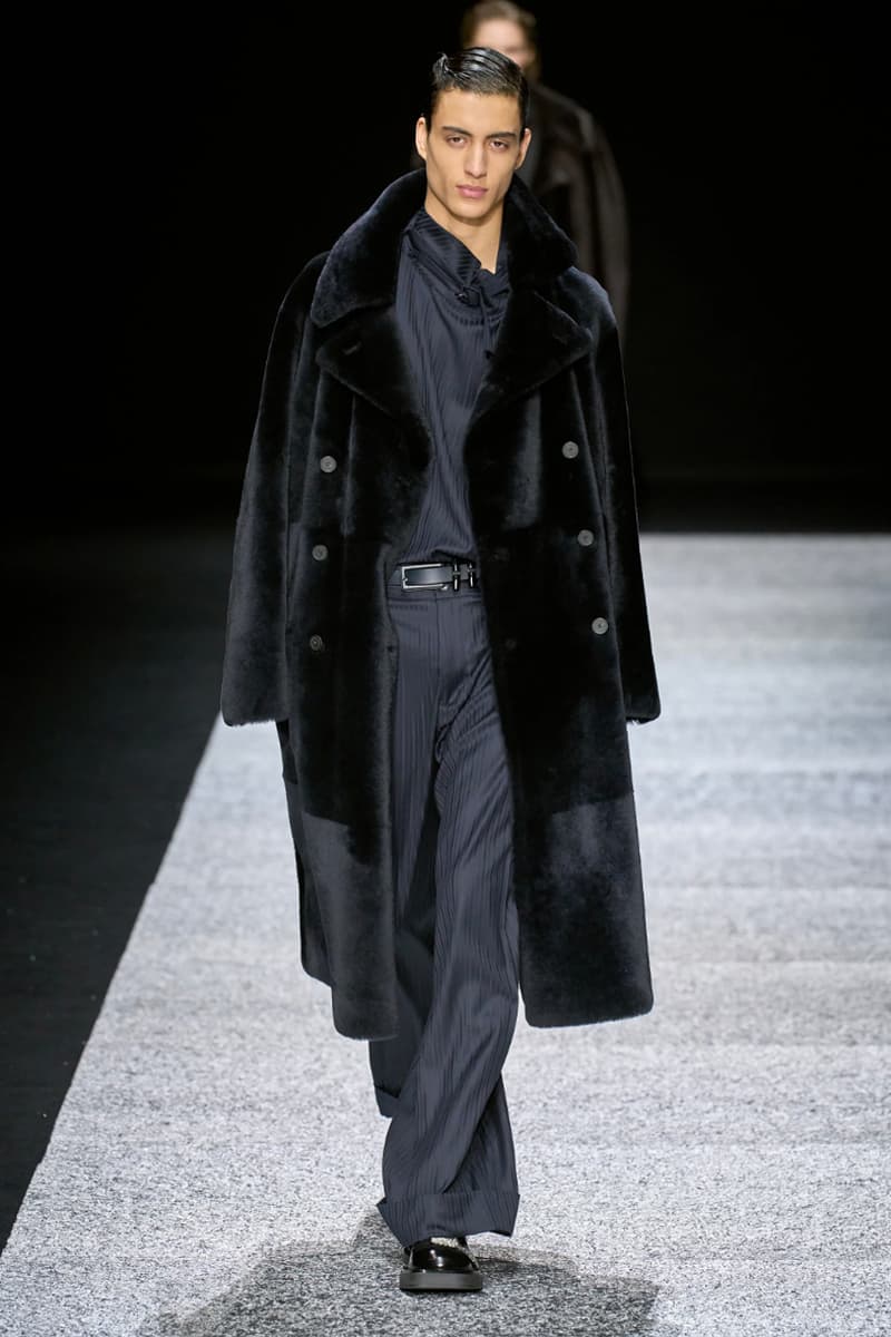 Emporio Armani Fall/Winter 2024 Collection Milan Fashion Week Men's Menswear Runway Images