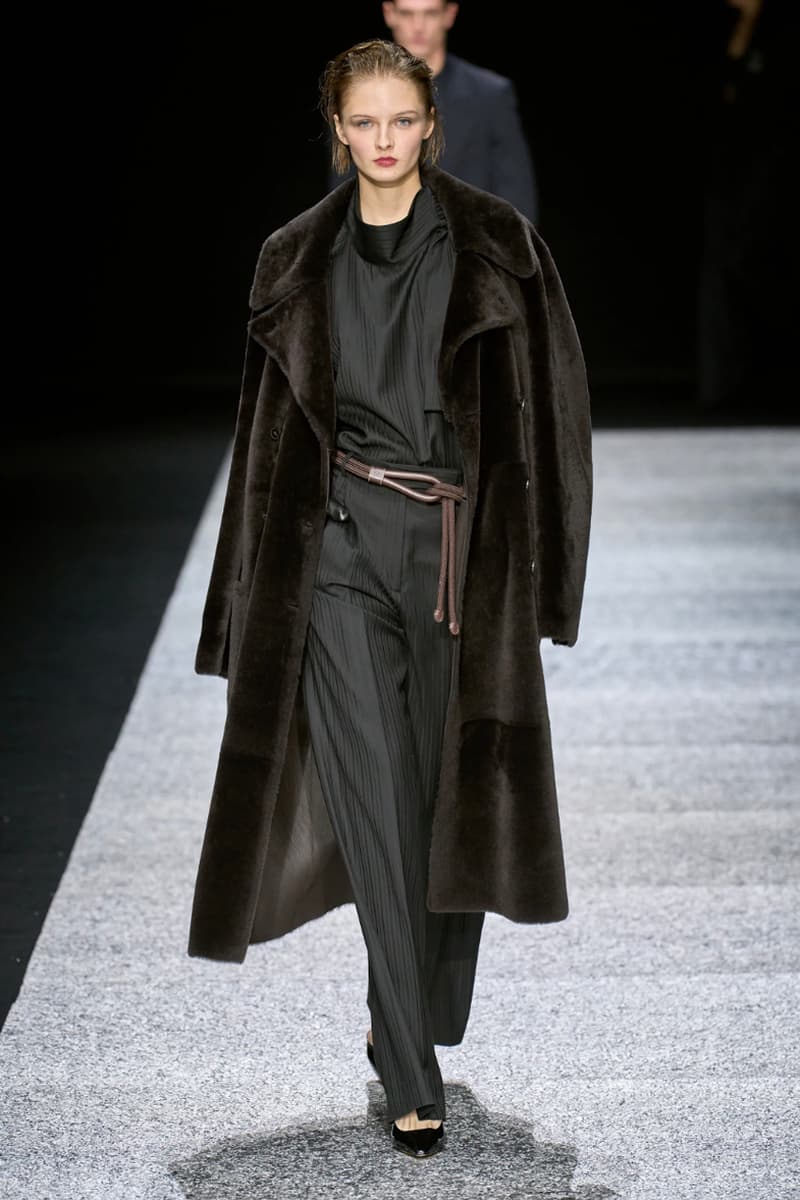 Emporio Armani Fall/Winter 2024 Collection Milan Fashion Week Men's Menswear Runway Images