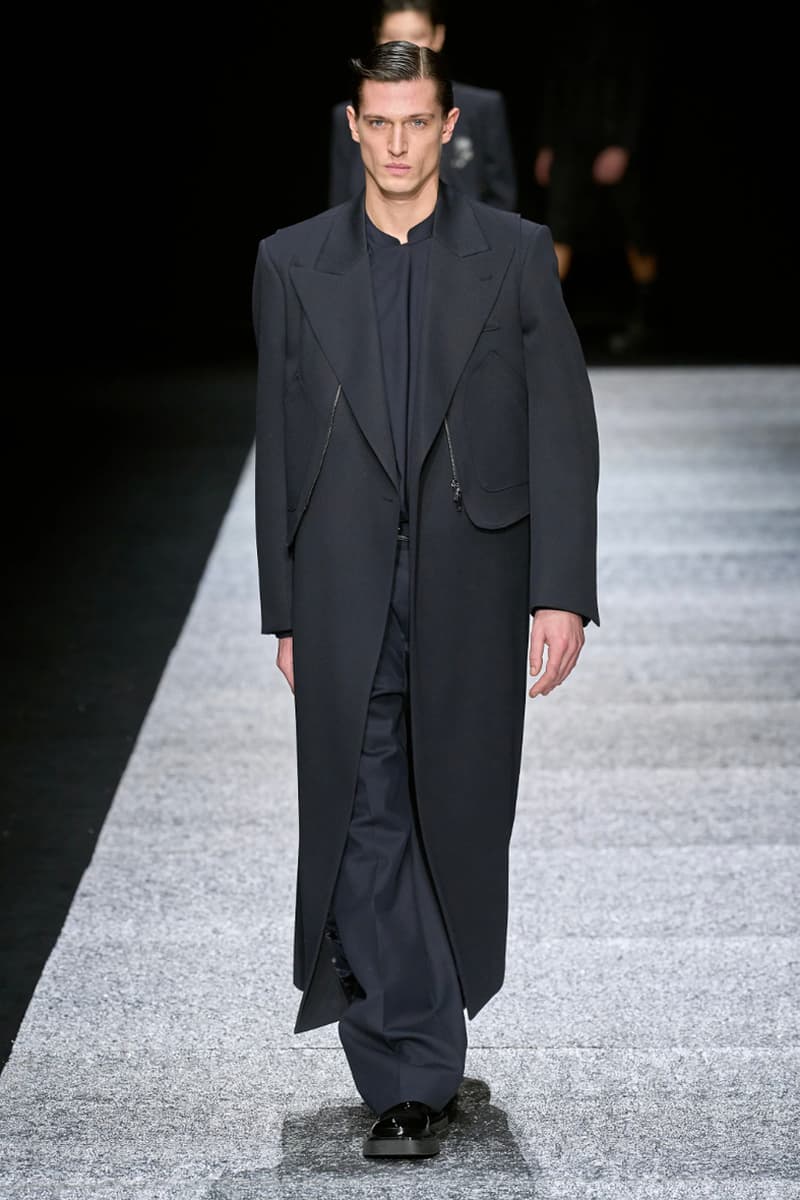 Emporio Armani Fall/Winter 2024 Collection Milan Fashion Week Men's Menswear Runway Images