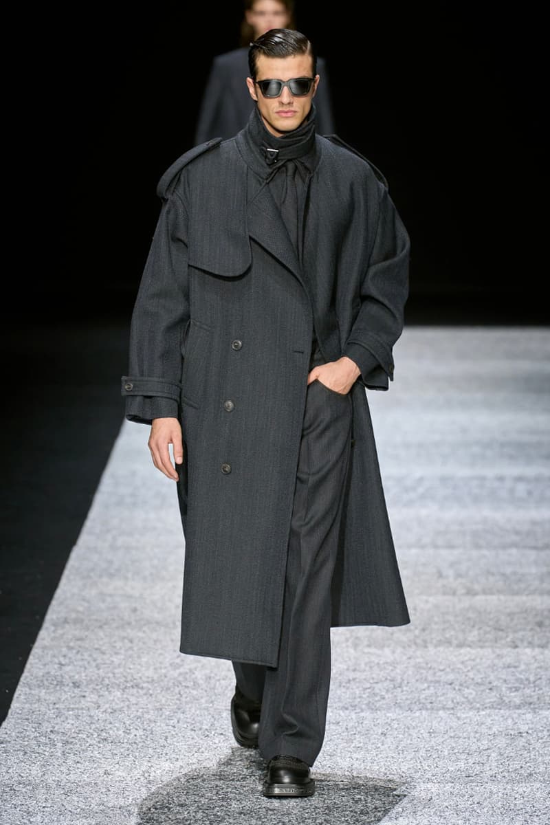 Emporio Armani Fall/Winter 2024 Collection Milan Fashion Week Men's Menswear Runway Images