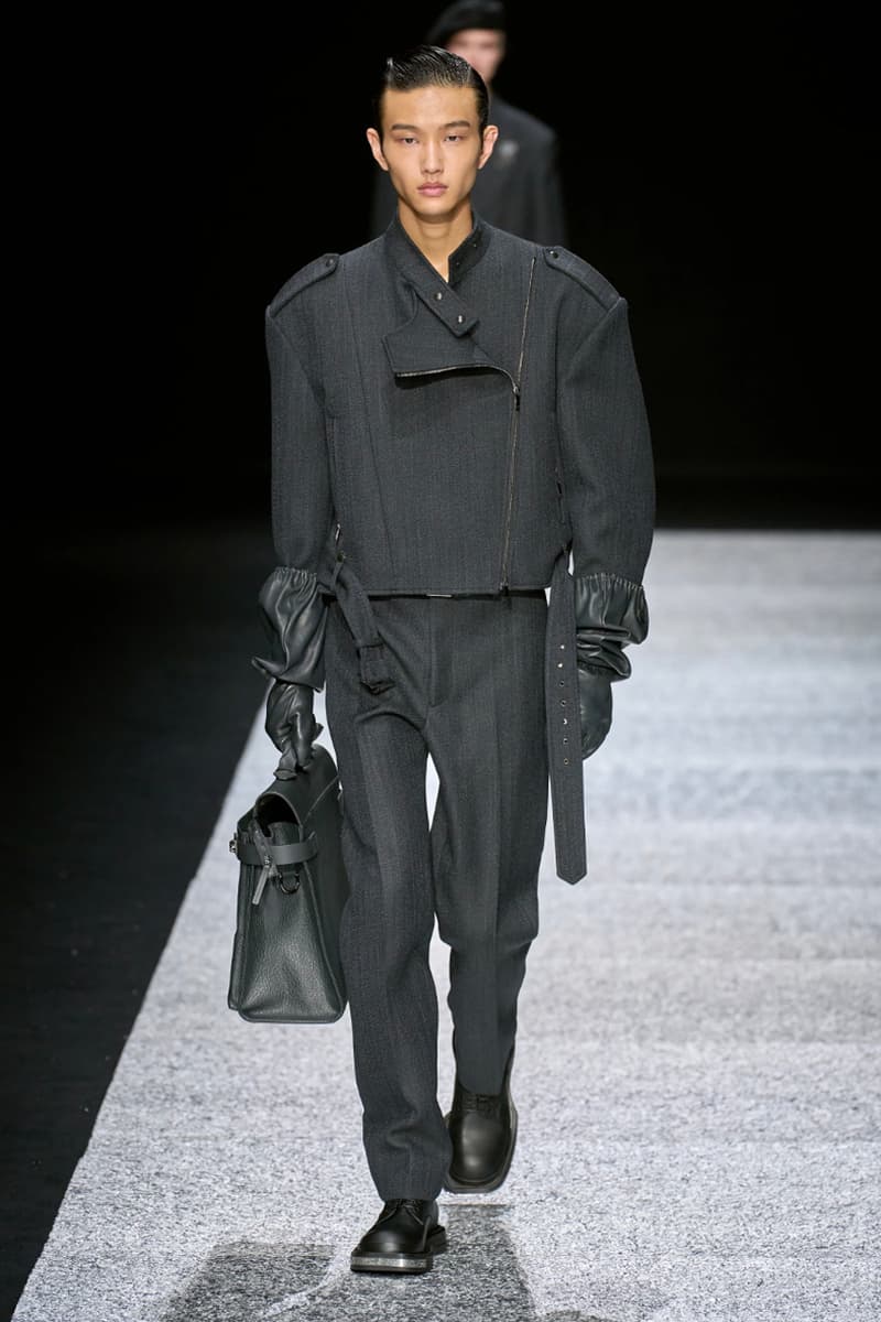 Emporio Armani Fall/Winter 2024 Collection Milan Fashion Week Men's Menswear Runway Images