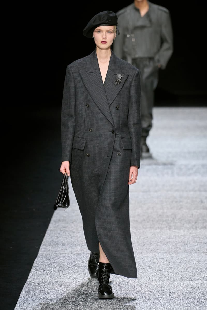 Emporio Armani Fall/Winter 2024 Collection Milan Fashion Week Men's Menswear Runway Images