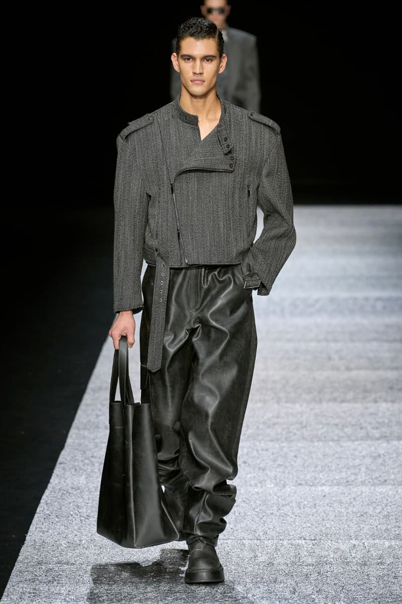 Emporio Armani Fall/Winter 2024 Collection Milan Fashion Week Men's Menswear Runway Images