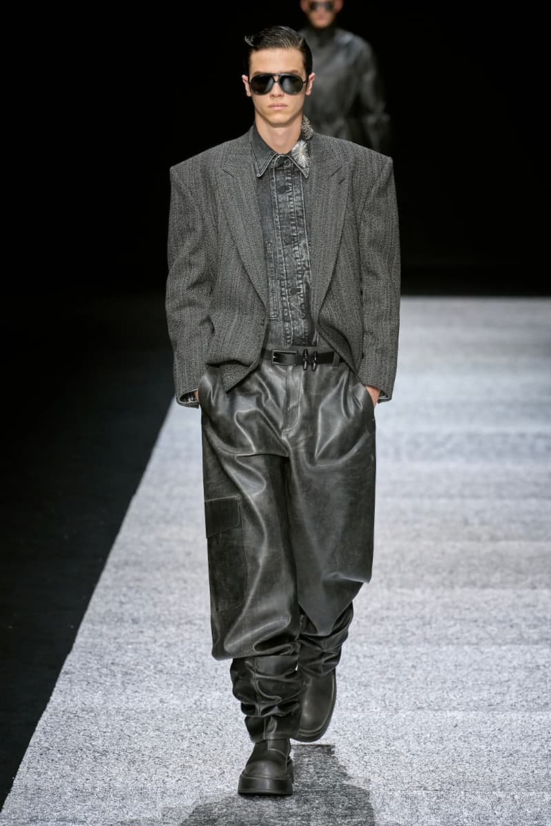 Emporio Armani Fall/Winter 2024 Collection Milan Fashion Week Men's Menswear Runway Images