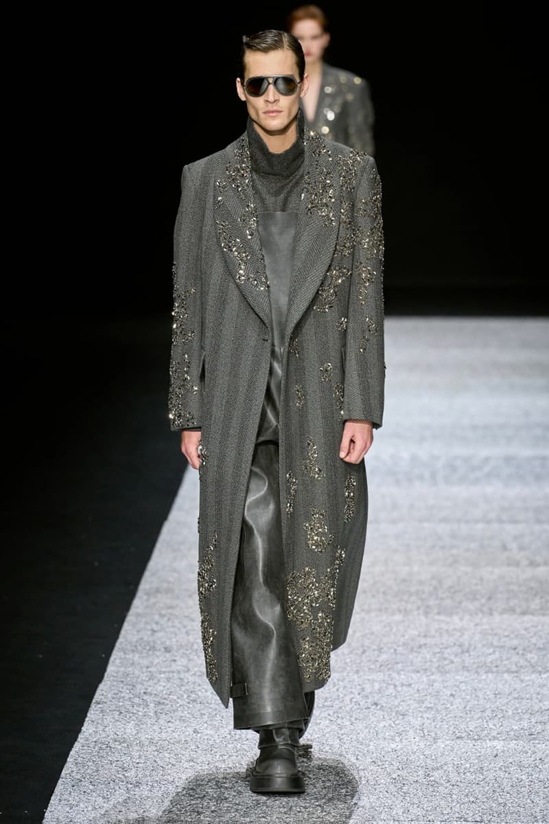 Emporio Armani Fall/Winter 2024 Collection Milan Fashion Week Men's Menswear Runway Images