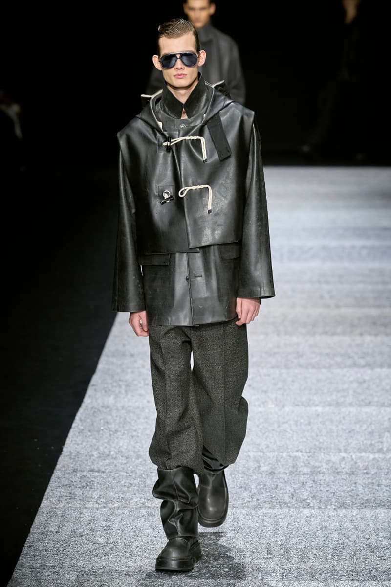 Emporio Armani Fall/Winter 2024 Collection Milan Fashion Week Men's Menswear Runway Images